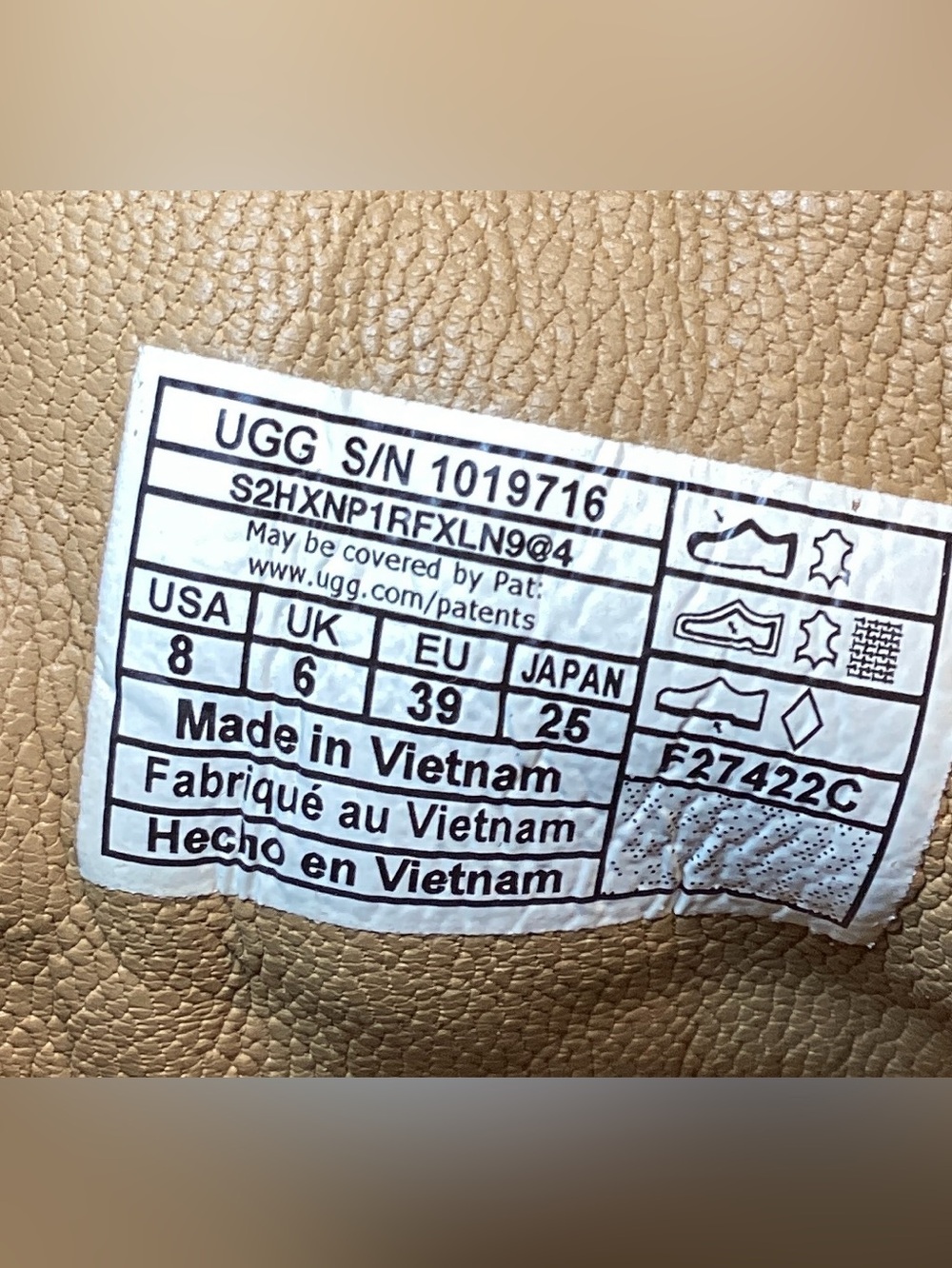 UGG Olive Chestnut High-Top Premium Nubuck Leather Upper Sneakers - Picture 10 of 10